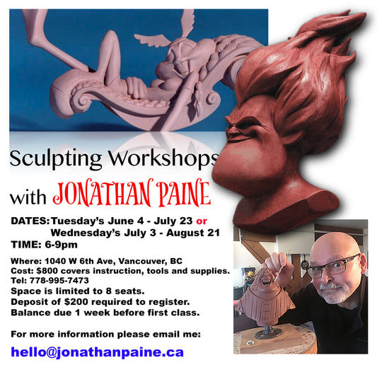 I'm Teaching Sculpting Workshops in Vancouver!